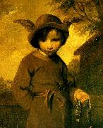 Sir Joshua Reynolds mercury as cut purse USA oil painting artist